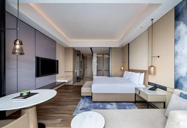 Φανταχτερό σχεδίου σύγχρονο ξενοδοχείων κρεβατοκάμαρων μέγεθος και υλικό επίπλων προσαρμοσμένο σύνολα