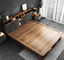 Επίπεδο ξύλινο κρεβάτι πλατφορμών διαμερισμάτων, έπιπλα κρεβατοκάμαρων με το γραφείο αποθήκευσης