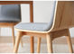 Στερεές ξύλινες έδρες επίπλων/απλή παραμορφωμένη να δειπνήσει ξενοδοχείων τραπεζαρία έδρα